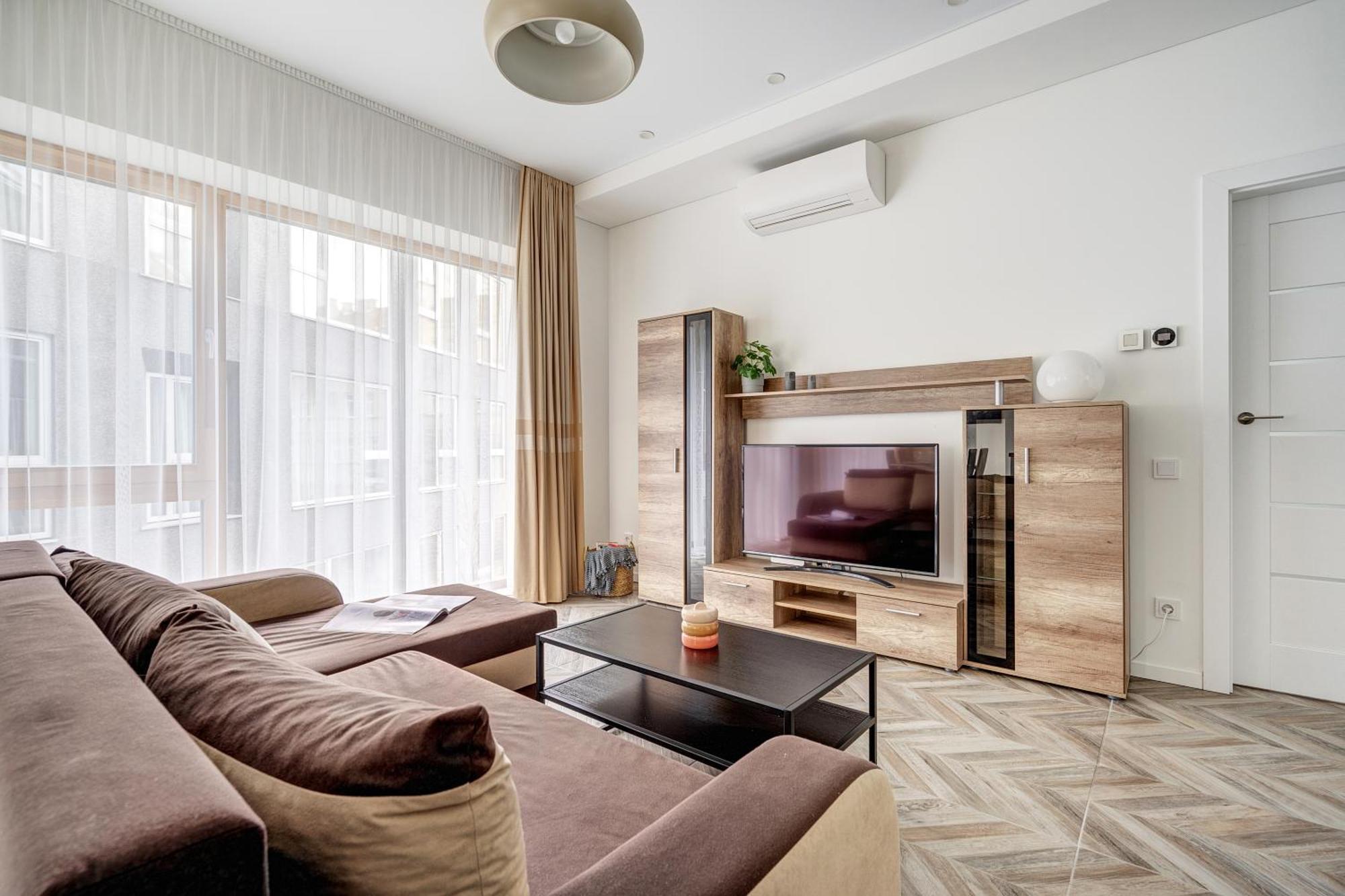 Cohost I New Basteja Life Apartments W-Garage Prkg & Self Check-In Вилнюс Стая снимка