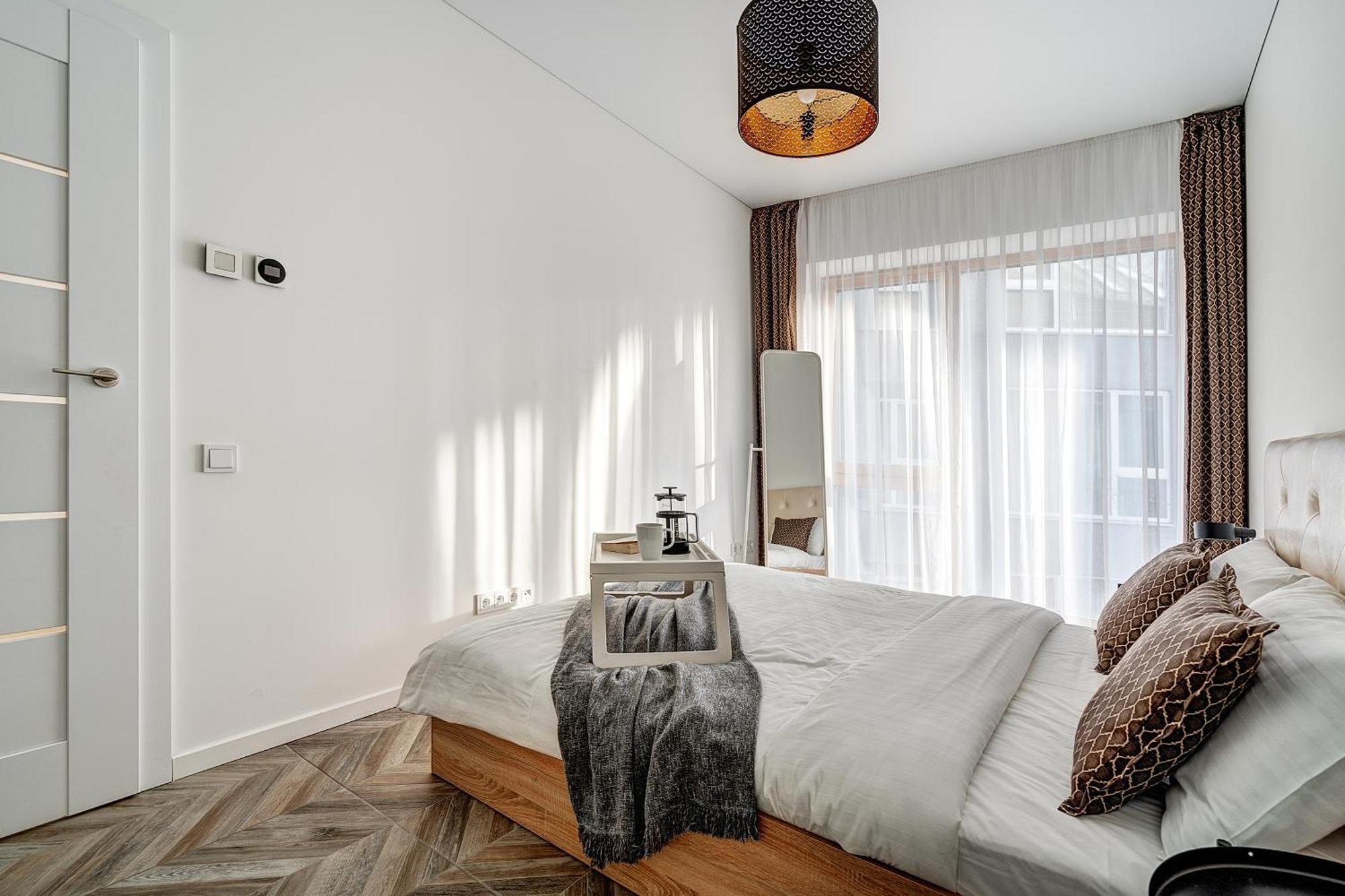 Cohost I New Basteja Life Apartments W-Garage Prkg & Self Check-In Вилнюс Стая снимка