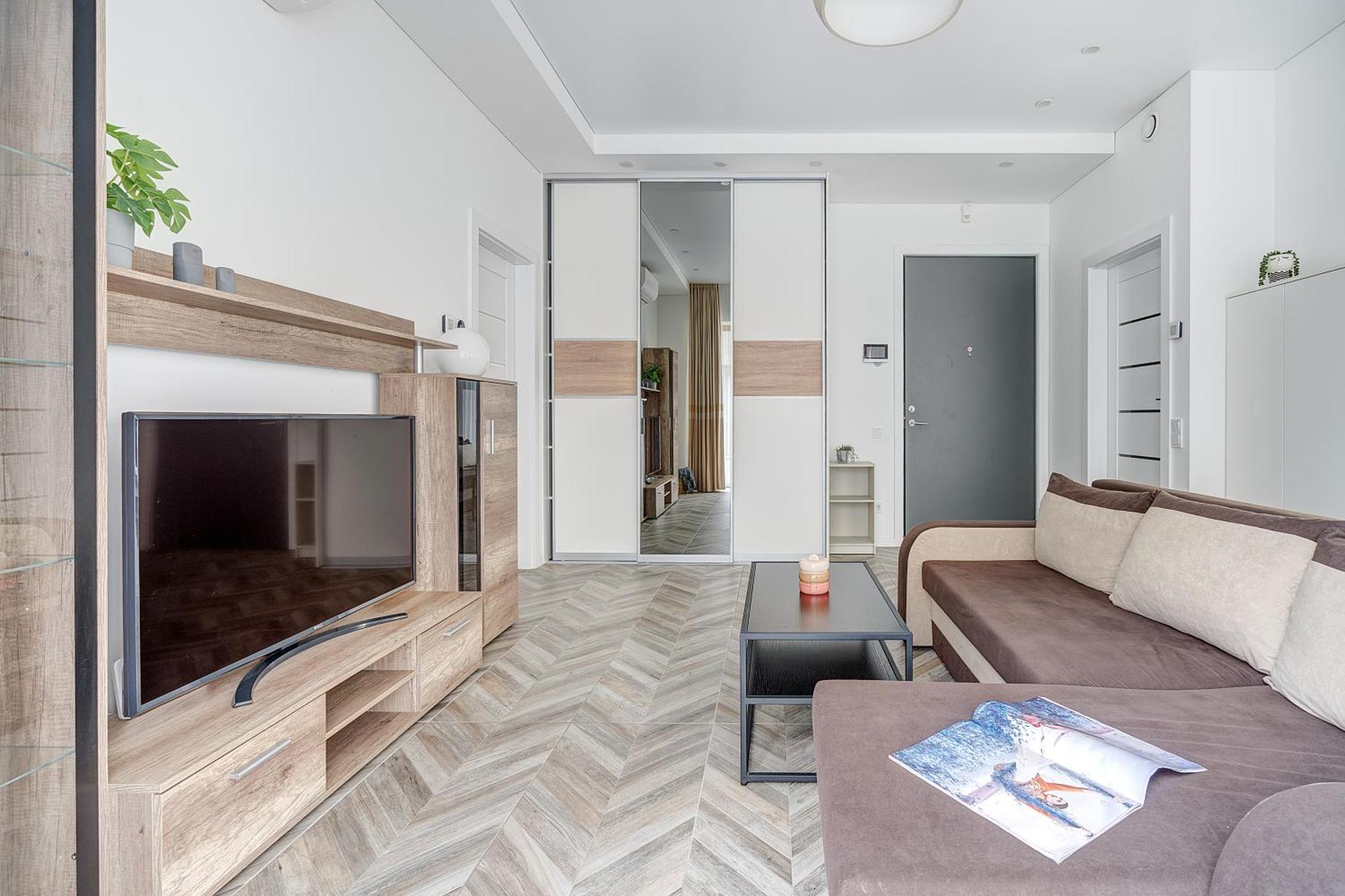 Cohost I New Basteja Life Apartments W-Garage Prkg & Self Check-In Вилнюс Стая снимка